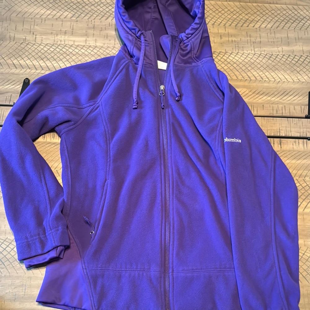 Columbia Vibrant Purple Fleece Jacket
